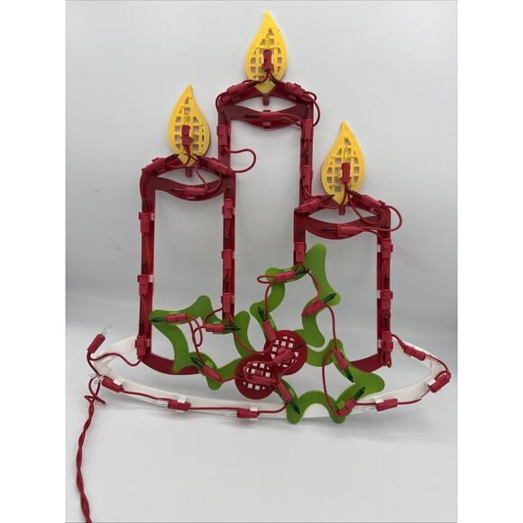 Holiday Time Window Christmas Lighted Candles 43 Mini Light Bulbs Original Box - Picture 6 of 6
